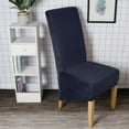thumbnail image 3 of Skksst Waterproof Extra Large Dining Chair Slipcover Velvet Banquet Home Removable Seat Cover, 3 of 5
