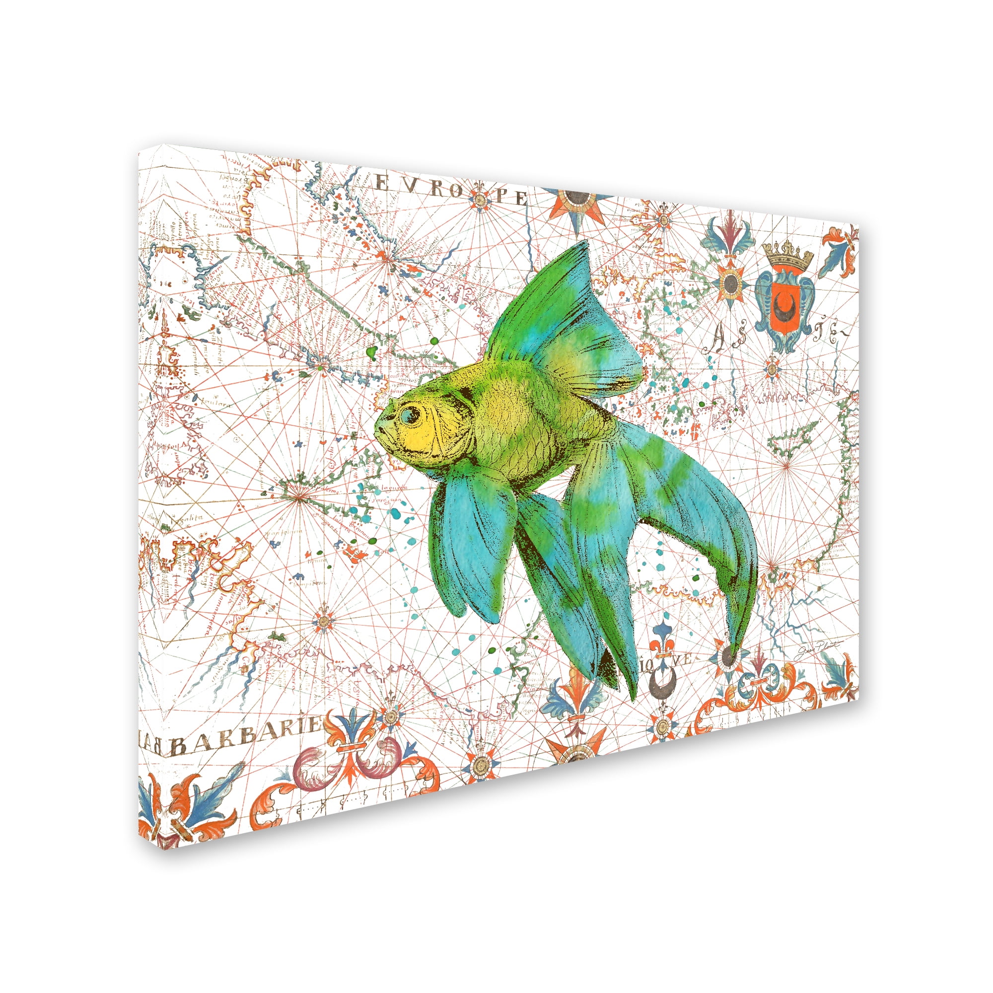 Trademark Fine Art 'Nautical Treasures 5' Canvas Art by Jean Plout