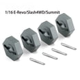 thumbnail image 5 of 4Pcs 12mm Metal Wheel Hex Hubs With Axle Pins For Traxxas 1/16 E-Revo Slash 4WD Summit VXL RC Car Vehicle, 5 of 5