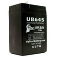thumbnail image 3 of Nite Lite NL640 Battery Replacement - UB645 Universal Sealed Lead Acid Battery (6V, 4.5Ah, 4500mAh, F1 Terminal, AGM, SLA) - Includes TWO F1 to F2 Terminal Adapters, 3 of 4