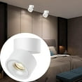thumbnail image 3 of de tejado giratorios de aluminio Lámpara de Lámpara de tren Ajustable Bulbos de riel commerce business lámpara de pared M Luz blanca cálida 7W, 3 of 9