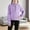 Purple, variant on Teen Girls Hoodie Kids Half Zipper Purple Hooded Long Sleeve Thumbhole Pullover Hoodie Sweatshirt Little Girls Clothes Preppy Clothes 13-14 Years
