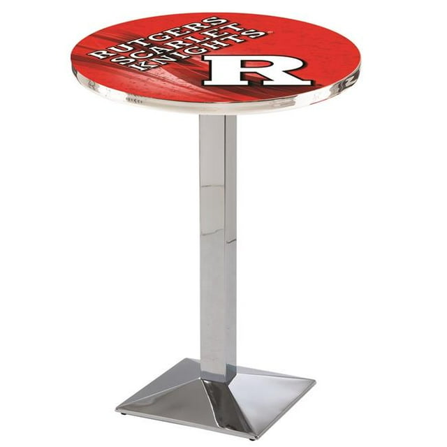 Holland Bar Stool L217C4228Rutger-D2 42 Po Table de Bar Rouge Chevaliers avec 28 Po Top&44; Chrome