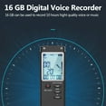 thumbnail image 2 of 16GB Digital Voice Activated Recorder for Lectures, 12Hours Sound Audio Recorder Spy Dictaphone Recording Device with Playback, Microphone, Earphone, Phone Cable,etc, 2 of 10