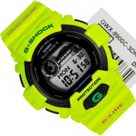 Casio G Shock G Lide Tidal Graph Multiband 6 Solar Men S Watch Gwx 00c 3 Walmart Com Walmart Com