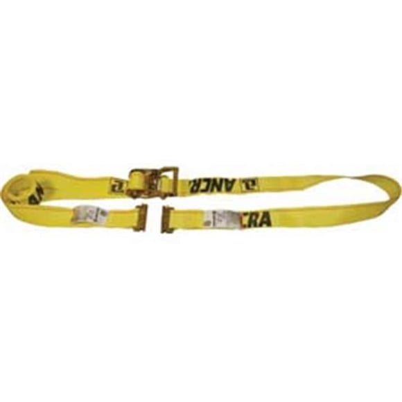 Ancra International B918681 Series E & A Ratchet Strap - Spring Actuated Fitting, 12 ft.