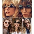 thumbnail image 2 of Gafas de sol Dollger redondas vintage extragrandes con montura metálica, 2 of 7