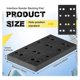 thumbnail image 4 of Case Pack Soft Black Foam Sanding Pad Interface Sander Backing Pad Compatible with RS400 LS130 Sanders, 4 of 5
