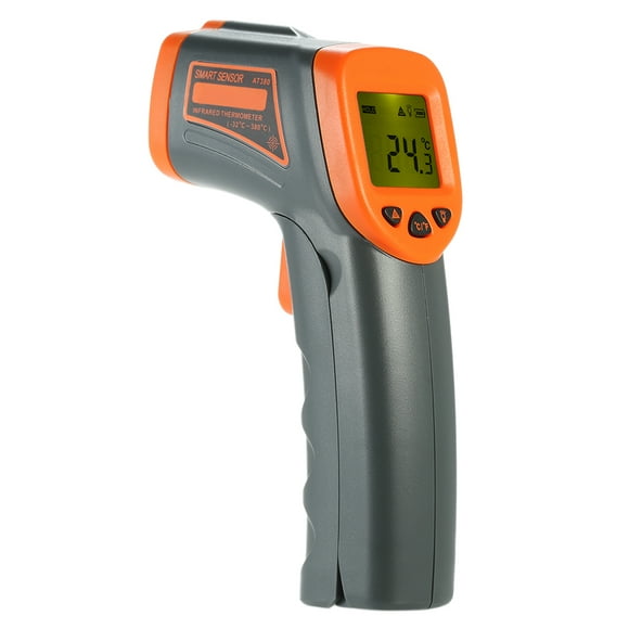 SMART SENSOR -32~380℃ 12:1 Portable Handheld Digital Non-contact IR Infrared Thermometer Temperature Tester Pyrometer Industrial