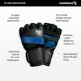 thumbnail image 3 of Hayabusa T3 4oz Pro Style MMA Gloves for Men and Women - Black, Large, 3 of 6