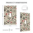 thumbnail image 3 of DouZhe 1-Gang Toggle Switch Wallplate, Vintage Masonic Mysticism Skulls Decorative Wall Plates, 3 of 7