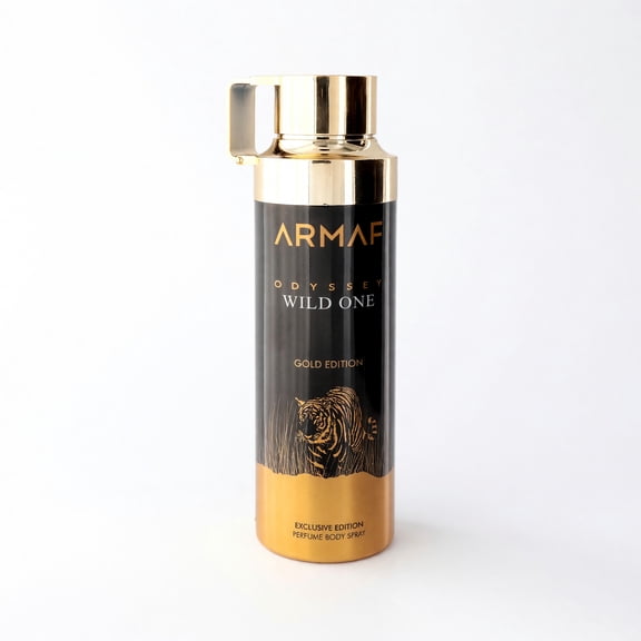 Armaf Men's Odyssey Wild One Gold Edition Body Spray 6.8 oz Fragrances 6294015190694