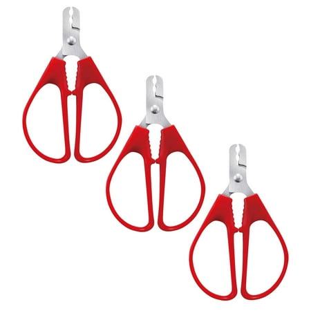 

3 Pcs Seed Peeling Artifact Nutcracker Shell Separator Supplies Tool Metal Opening Multi-function Cracking Wine Opener