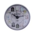 thumbnail image 4 of Mini Wall Clock Suction Cup Water Shower Clock Suction Resistant for Bathroom Kitchen White, 4 of 7
