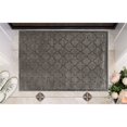 thumbnail image 2 of Linon Tapis Treillis Platine en Polyester Tissé à la Machine 2'x3' Gris, 2 of 3