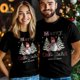 thumbnail image 3 of Mens T Shirts Christmas Tree Snowman Short Sleeve Casual Men's Tee Tops Graphic T-Shirts for Teen Boys/Men, 3 of 8