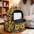 thumbnail image 5 of DISNIMO 17-Inch School Backpack for Kids Girls Boys Highland Cattle Sunflower Printed Lightweight Bookbags with Adjustable Strap for Elementary High School Laptop Bags Travel Daypack, 5 of 7