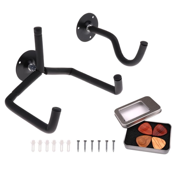 Práctico Soporte de Pared para Guitarra, Soporte, Gancho, Listón con Púas de