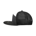 thumbnail image 3 of Decky 1133 7 Panel High Profile Structured Cotton Blend Trucker-Charcoal/White/Black, 3 of 4