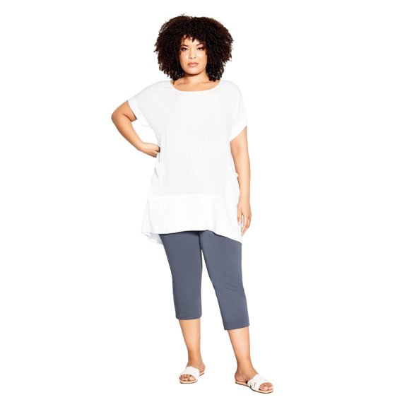 Avenue Women's Plus Size Super Stretch Crop Pant
