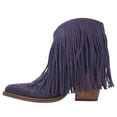 thumbnail image 3 of Dingo  Womens Tangles Fringe Snip Toe Pull On  Casual Boots   Ankle High Heel 3" & Up, 3 of 5