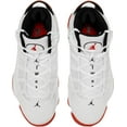 thumbnail image 4 of Jordan Mens 6 Rings Basketball Shoes,White/University Red,11.5, 4 of 5