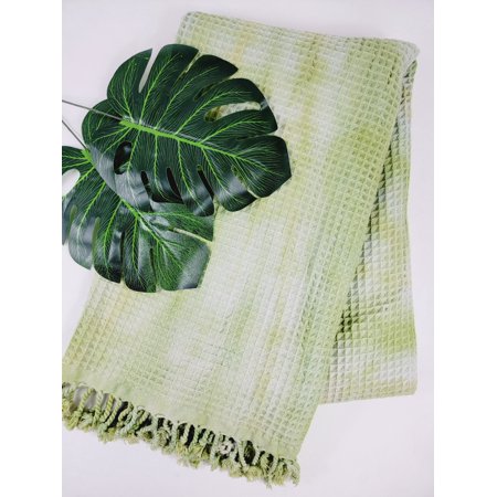Bath Towel, Waffle Towel, Turkish Beach Towel, Handmade Tie dye