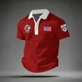 thumbnail image 2 of 2026 Usa Soccer Mens Polo Shirts Short Sleeve Casual Collared Pullover Summer Tops Soccer Shirt for Men Indoor Outdoor Activities Daily Wear, 2 of 3