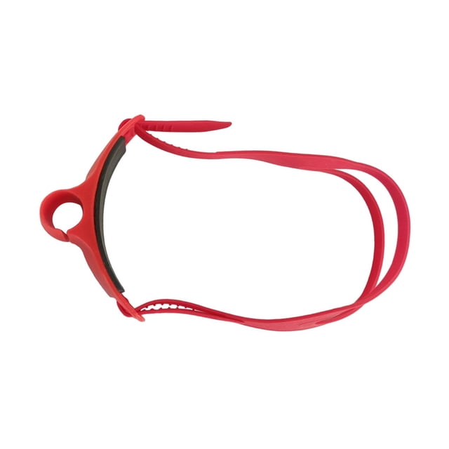 Correa para la cabeza de snorkel ajustable para buceo, natación para niños y adultos, accesorios de silicona cómodos, correa para la cabeza de buceo Rojo
