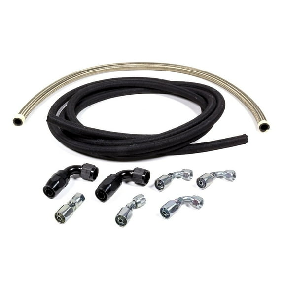Allstar Performance Power Steering Hose Kit Box to Bellhousing Mount