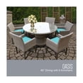 thumbnail image 2 of TK Classics Oasis 60 Inch Outdoor Patio Dining Table with 6 Chairs w/ Arms, 2 of 2