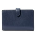 thumbnail image 2 of Kate Spade New York Women's Madison Medium Compact Saffiano Leather Bifold Wallet (Parisian Navy), 2 of 4