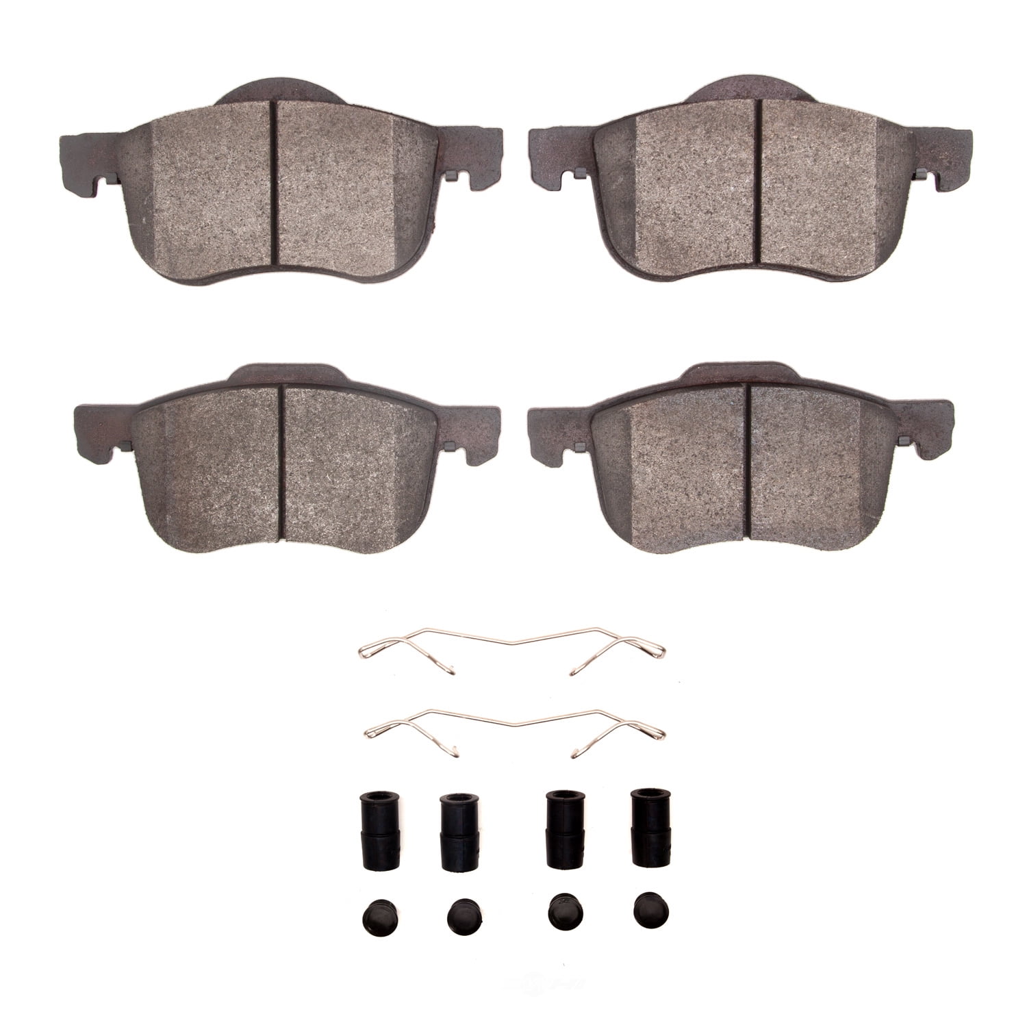 Dynamic Friction Company 1551-0794-01 DFC 5000 Advanced Brake Pads - Low Metallic and Hardware Kit