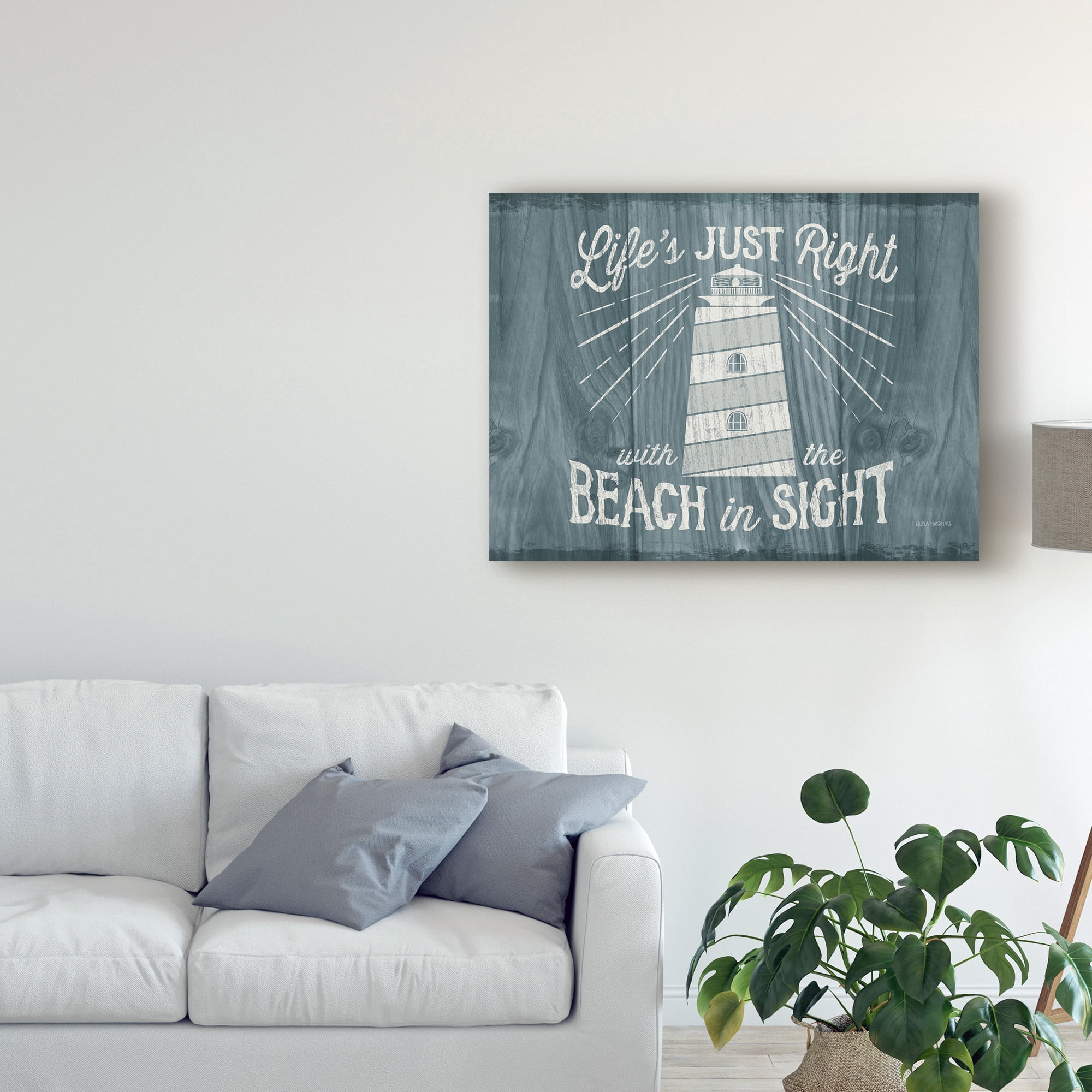 Trademark Fine Art 'Up North III v2 Crop' Canvas Art by Laura Marshall