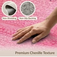 thumbnail image 6 of ODIKA Pink Print Cheetah Leopard Spotted Bold Tossed Spots Zebra Tiger Stain Resistant Low Profile for Dorm Room, Small Living Apartment, 6 of 7