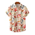 thumbnail image 5 of Nuevas camisas hawaianas para hombres y mujeres, moda de verano, camisetas de manga corta con estampado de hongos, camisetas para niños de calle Y2k, camisetas de playa Harajuku, 5 of 5