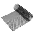 thumbnail image 1 of Malla para parrilla de automóvil, 40x13 pulgadas 16x8 mm Agujero rómbico Rejilla para camioneta de camioneta Hoja de malla Inserto de entrada de aire Universal para automóvil Aleación de aluminio multifuncional Negro Unique Bargains  rejillas automotrices, 1 of 7