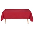 thumbnail image 3 of LUSHVIDA Rectangle Tablecloth -60x102 inch Red- Stain and Water Resistant Table Cover for Kitchen Dining Room, 3 of 7
