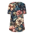 thumbnail image 6 of Womens Plus Size Dressy Tops and Blouses Shirts for Women Short Sleeve Xl Women V Neck Tunic Tops Summer Tee Shirts for Women Women Shirts Under 20, 6 of 6