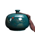 thumbnail image 1 of Ceramic Tea Canister With Airtight Lid Kichen Storage Container For Tea, Coffee, Nuts, Spice, Sugar, 1 of 6