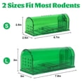 thumbnail image 6 of StarQualityBargain Humane Mouse Trap, Live Catch and Release, Indoor/Outdoor, Large Size, 2 Pack, 6 of 7