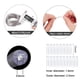 thumbnail image 2 of Alambre de aluminio flexible plateado calibre 17 para manualidades con 20 tapas, 40 metros (131 pies) de alambre de aluminio recubierto de plástico PVC transparente., 2 of 9