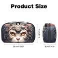 thumbnail image 5 of Cat Waterproof Oxford Cloth Hard Drive Case with Charger Pouch, PC Case, Small Travel Electronic Organizer, and Cord Organizer Travel - 5.9x9.44x3.14 in, 5 of 6