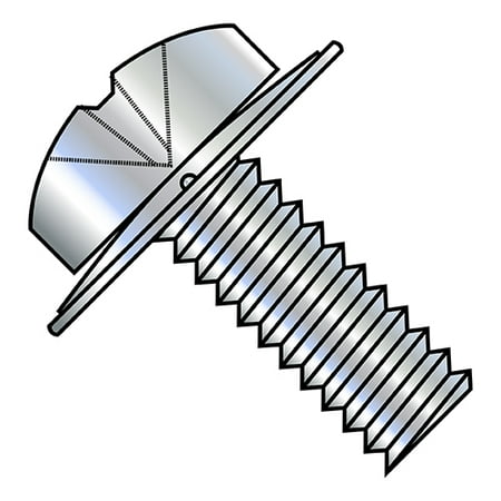 

M3-0.5X6 ISO7045 Metric Phil Pan Conical Square Washer Sems Full Thread Zinc (Pack Qty 8 000) BC-MI36CPP
