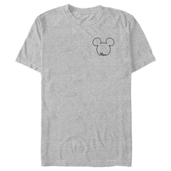 Men's Mickey & Friends Mom Small Logo Graphic T-Shirt