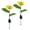 A 2pcs, variant on KGJQ Solar Garden Light, Waterproof Automatic On/Off Design, Sunflower Shape Garden Lamps for Yard Patio Pathway