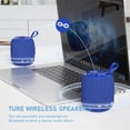 thumbnail image 2 of Portable Bluetooeh Speaker Wireless Mini IPX7 Waterproof Speaker 24H Playtime 360° Stereo Surround Sound Bass Small Speakers for Outdoor Travel(Blue), 2 of 10
