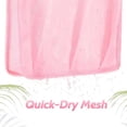 thumbnail image 6 of Mesh Shower Caddy Portable, Gym Travel Camp Dorm Room Essentials for Women and College Girl, Pink Bathroom Shower Bag, 6 of 7