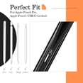 thumbnail image 2 of Funda para lápices MoKo para Apple Pencil Pro, iPencil (USB-C), color negro, 2 of 7