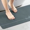 thumbnail image 2 of REGALWOVEN Absorbent Bath Mat Non-Slip Floor Rug for Bathroom Kitchen Navy Blue Welcome 18' x 28', 2 of 6